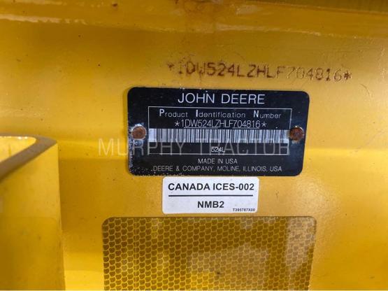 2020 John Deere 524L photo 3