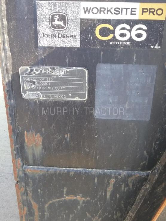 2017 John Deere 66″ CWP Bucket photo 2