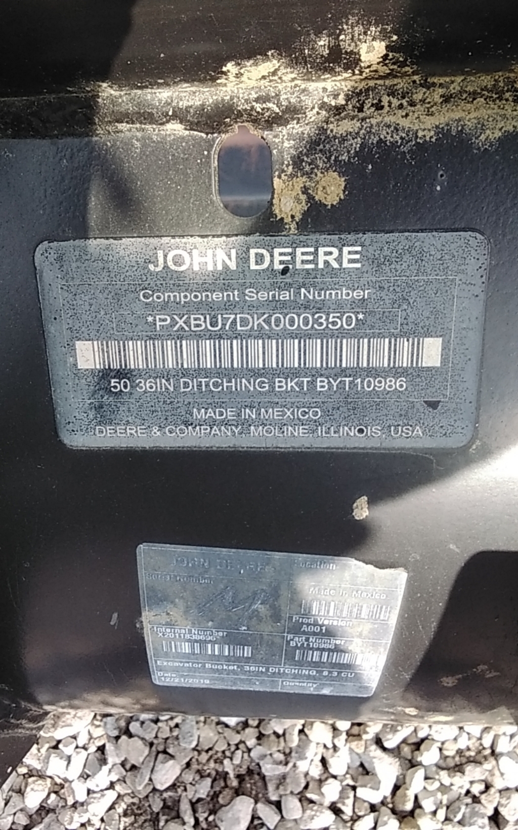 John Deere 50G  Bucket Image 7