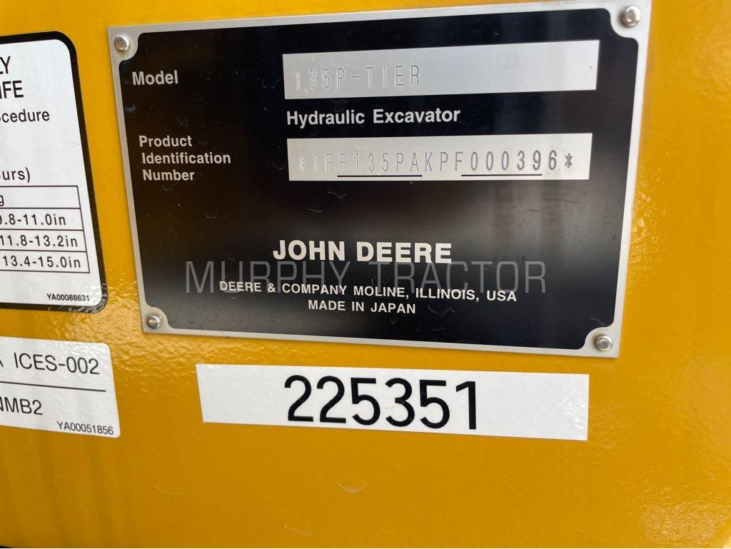 2023 John Deere 135 P Image 2