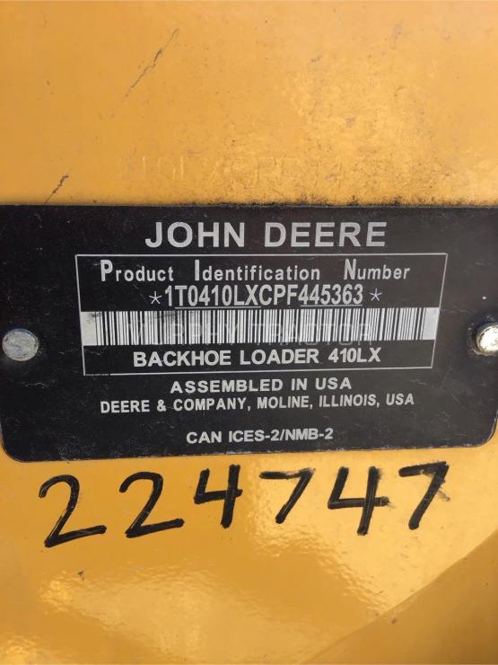 2023 John Deere 410L photo 2