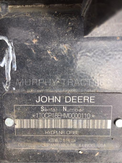 2022 John Deere CP18E 18″ CWP Cold Planer photo 2