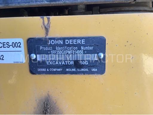 2020 John Deere 350G Image 10