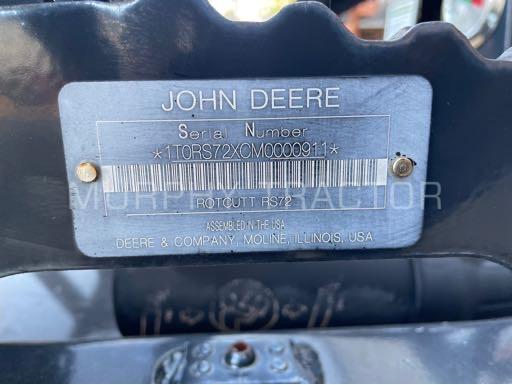 2021 John Deere RS72 Mower photo 2