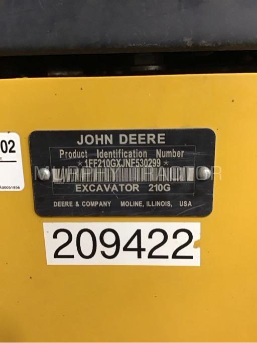 2022 John Deere 210G LC SmartGrade photo 2