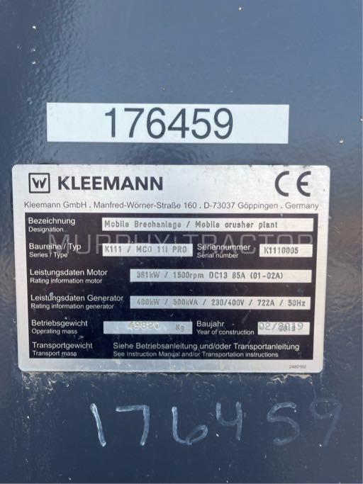 2019 Kleeman MCO11 photo 2