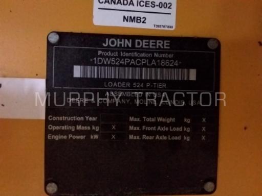 2023 John Deere 524 P photo 3