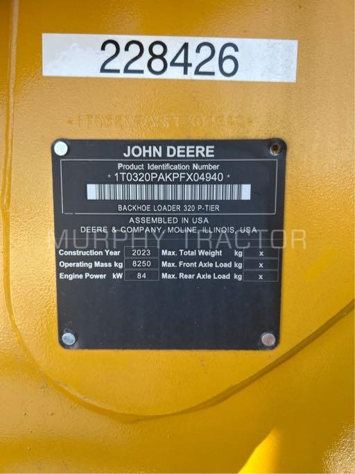 2023 John Deere 320 P photo 2
