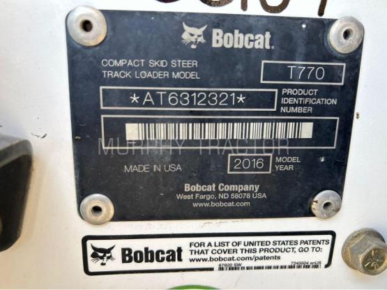 2016 Bobcat T770 photo 10