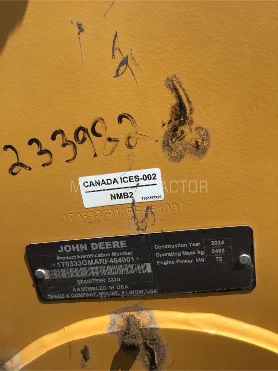 2024 John Deere 333G photo 2