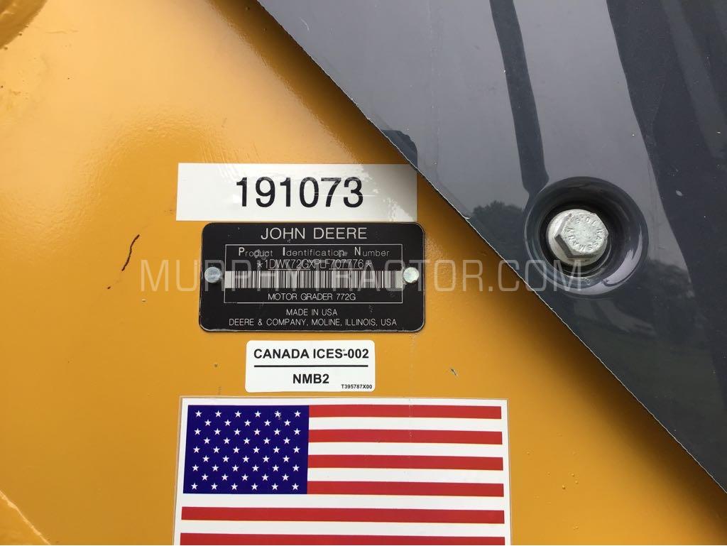 2020 John Deere 772G Image 10