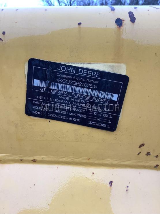 John Deere 444-624 2.75 CY JRB Coupler Bucket photo 2