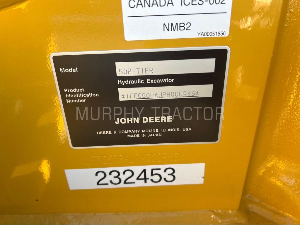 2024 John Deere 50 P Image 2