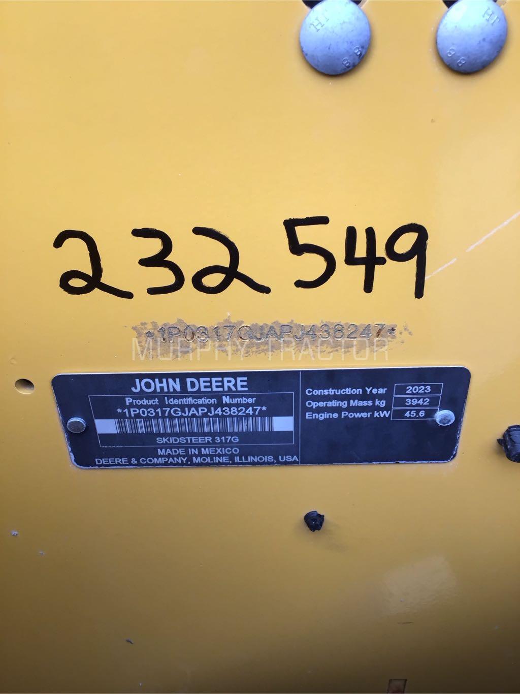 2024 John Deere 317G Image 2