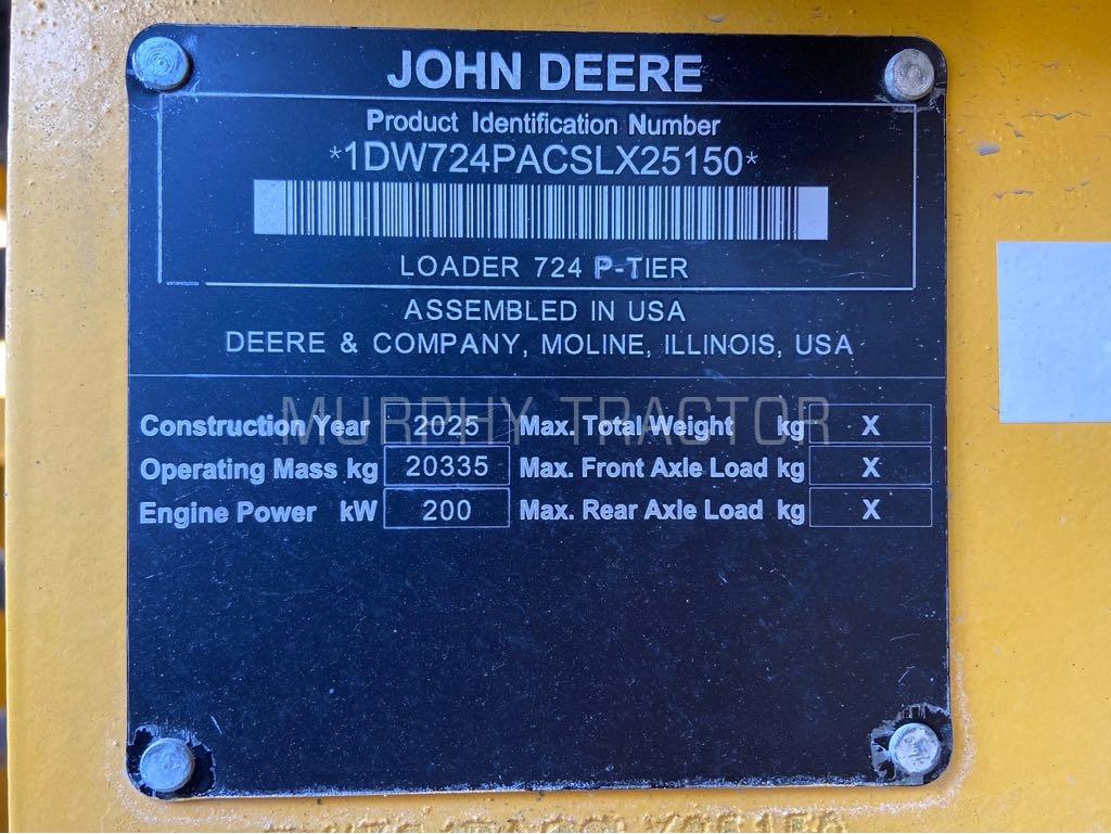 2025 John Deere 644-724 5 CY JRB 418 Coupler  Bucket Image 2