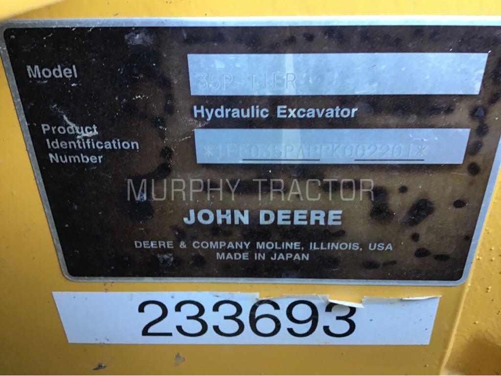 2024 John Deere 35 P Image 2