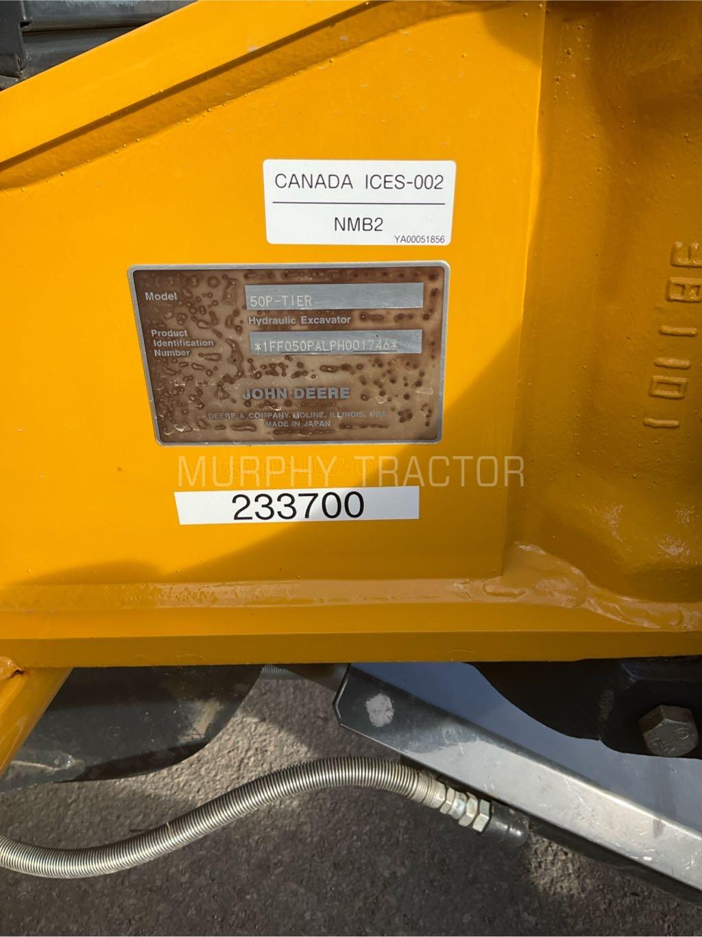 2023 John Deere 50 P Image 2