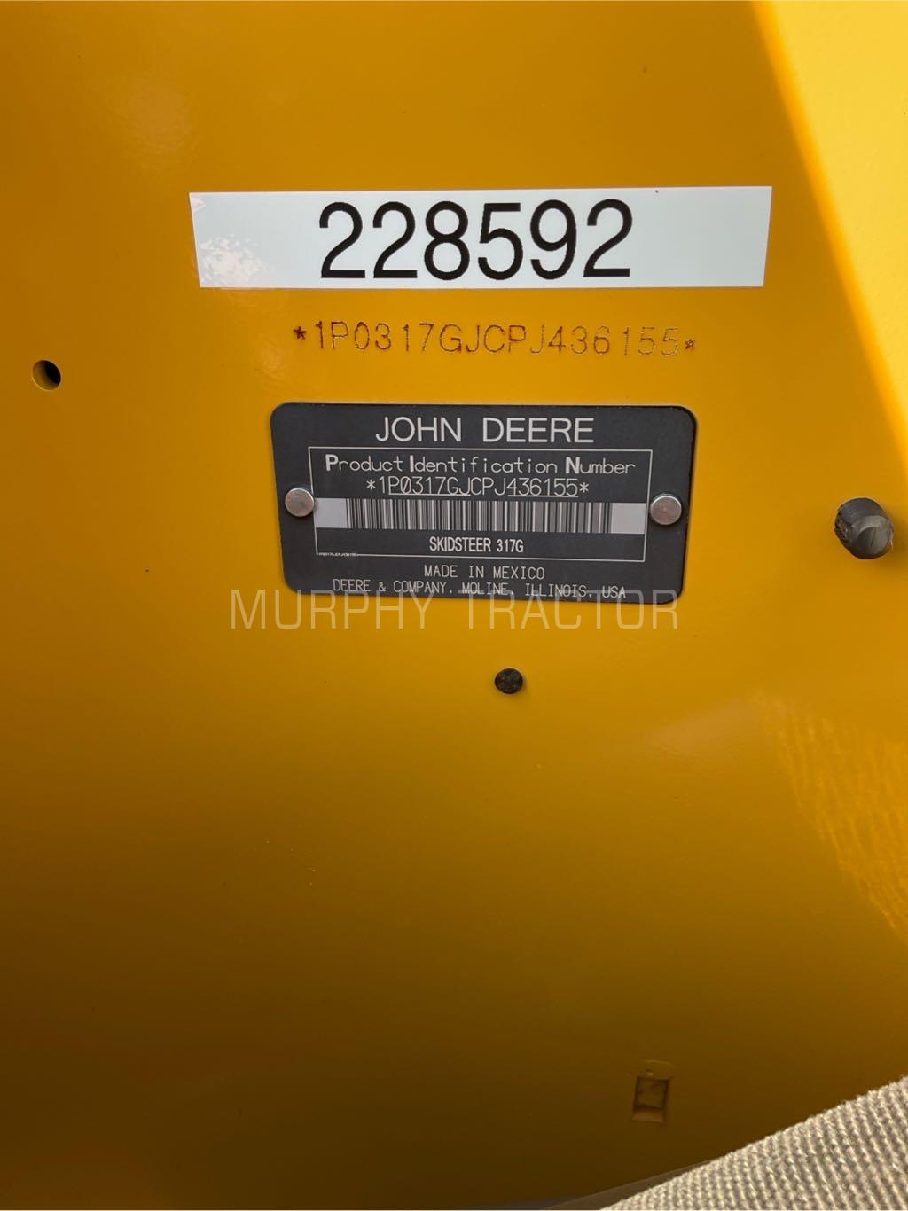 2023 John Deere 317G Image 2