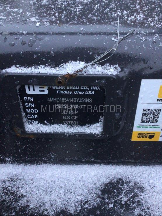 2025 Werk Brau for 85 w/ Engcon Style Coupler 18″ Exc Bucket photo 7