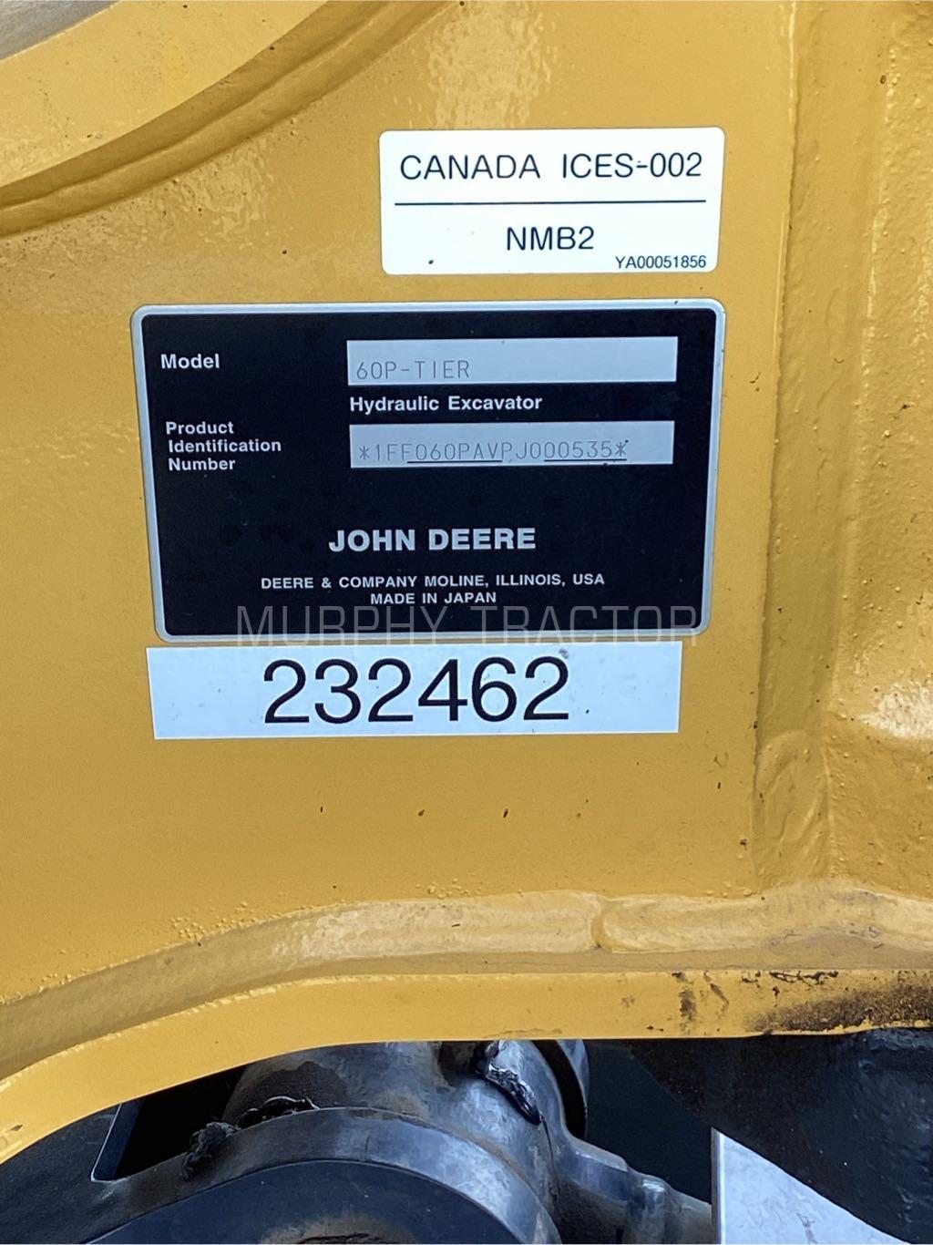 2023 John Deere 60 P Image 2