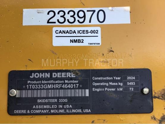 2024 John Deere 333G photo 2
