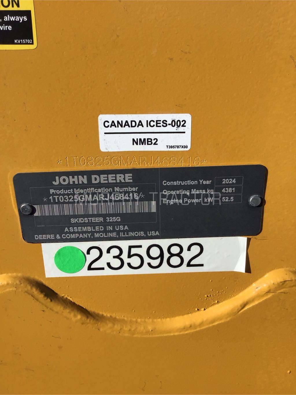 2024 John Deere 325G Image 2