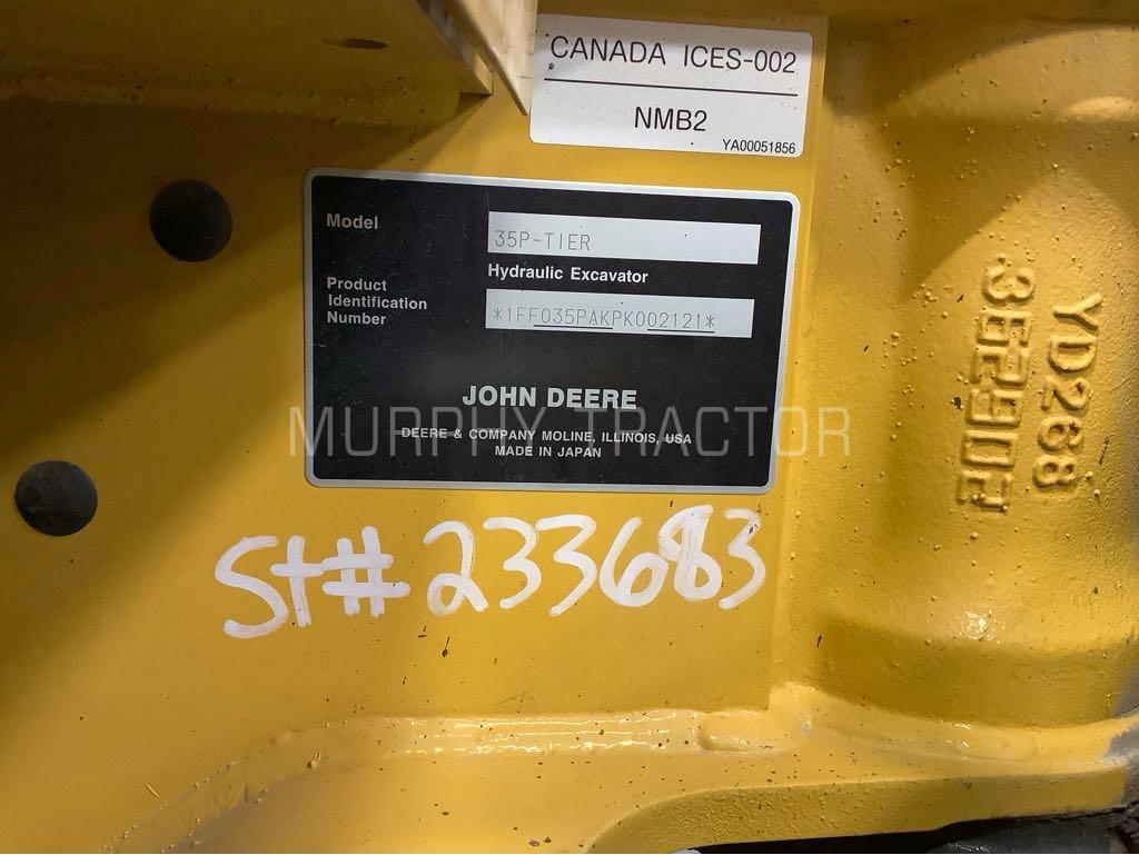 2023 John Deere 35 P Image 2