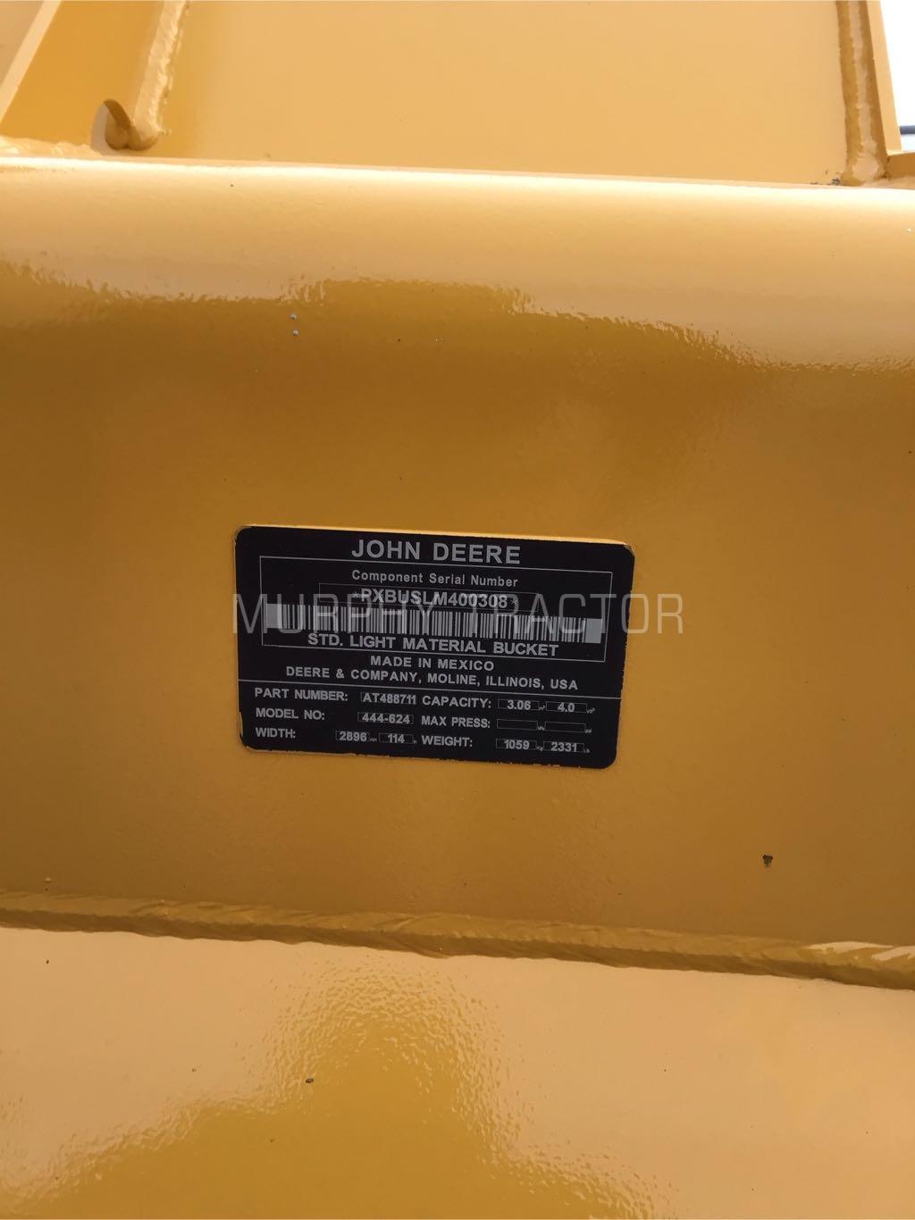 2025 John Deere 444-624 4 CY JRB Coupler  Bucket Image 6