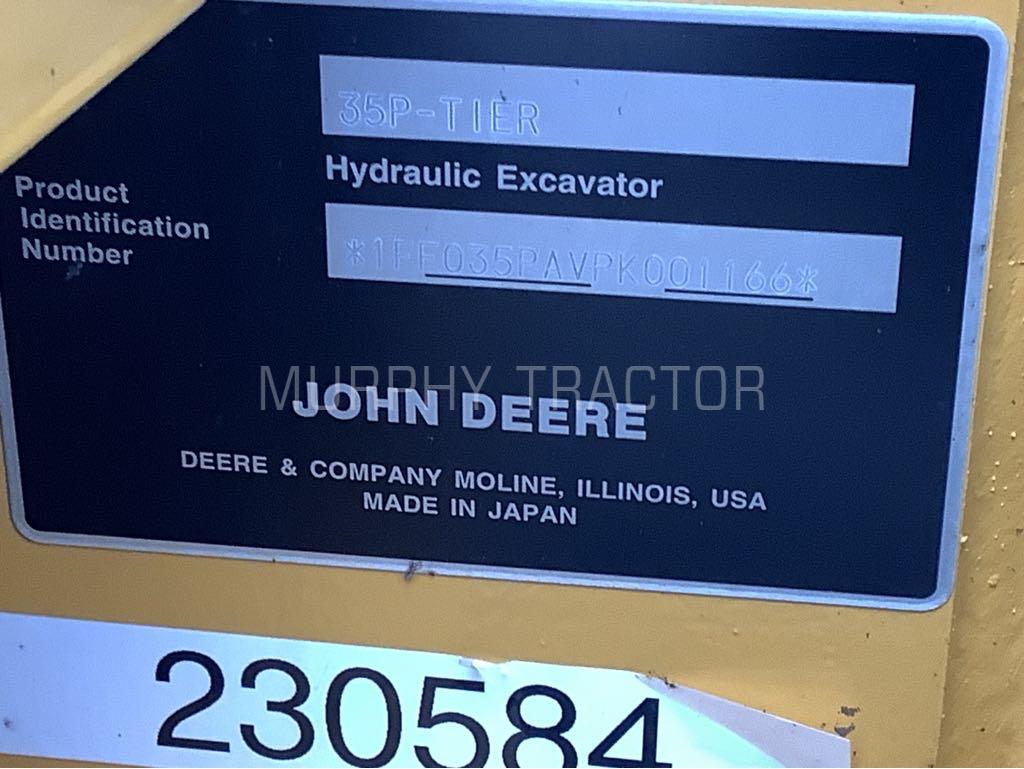 2024 John Deere 35 P Image 2