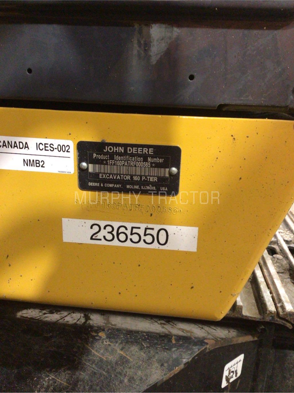 2024 John Deere 160 P Image 2