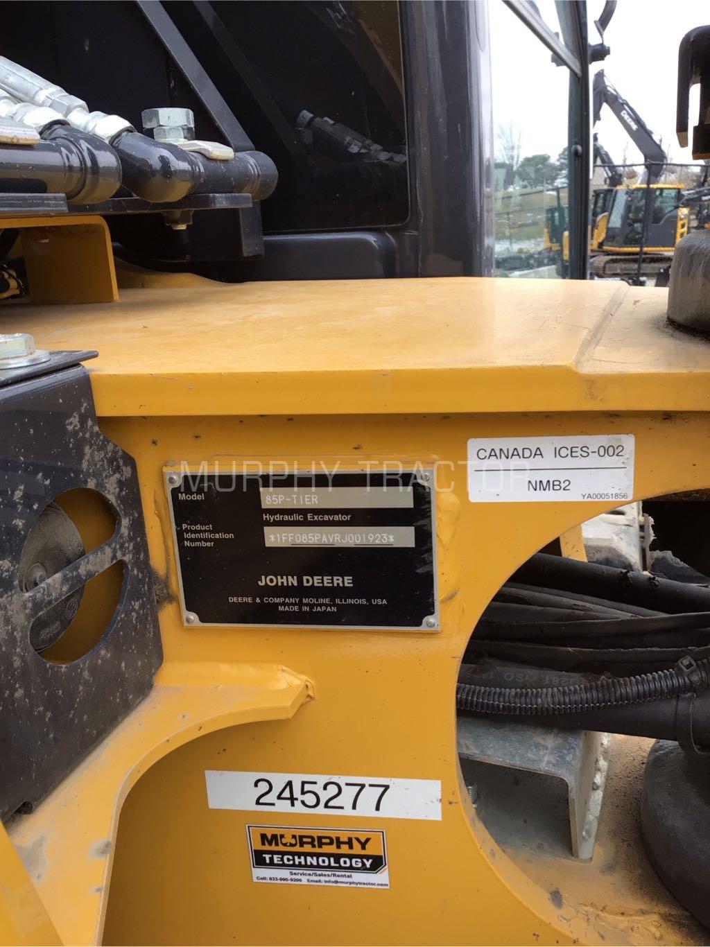 2025 John Deere 85 P Topcon MC Max 3D Auto Image 2