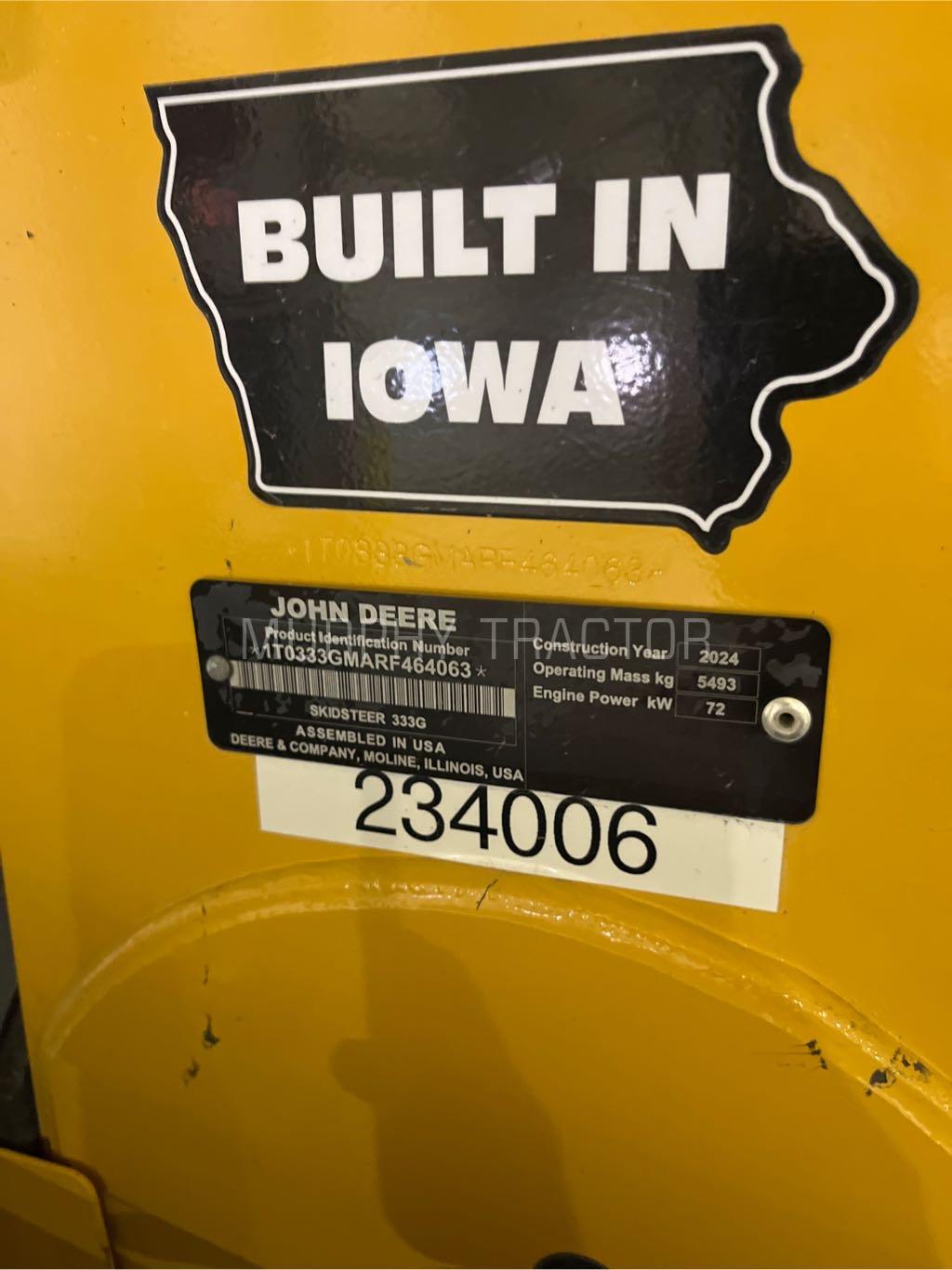 2024 John Deere 333G Image 2