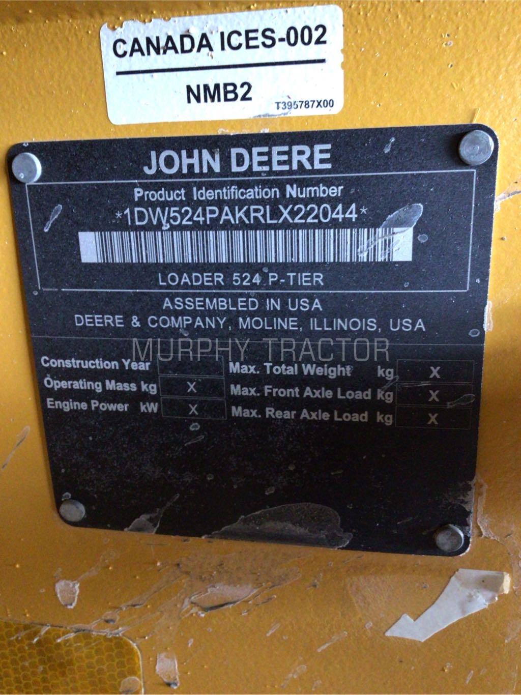 2024 John Deere 524 P Image 2