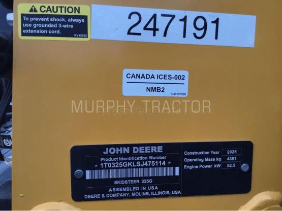 2025 John Deere 325G photo 2