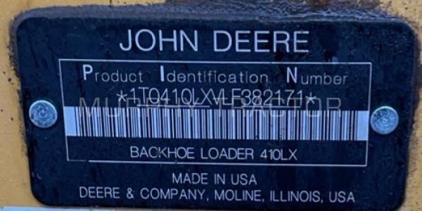 2020 John Deere 410L CONSIGNMENT * SOLD Image 2