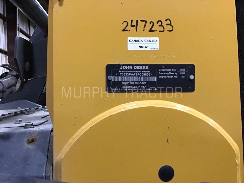 2025 John Deere 333 P Image 2