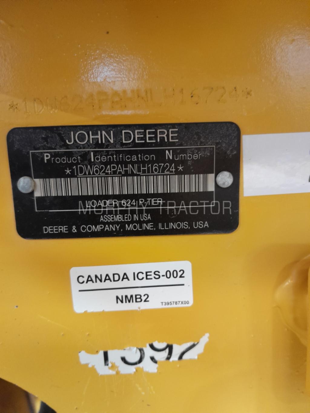 2022 John Deere 624 P Image 4