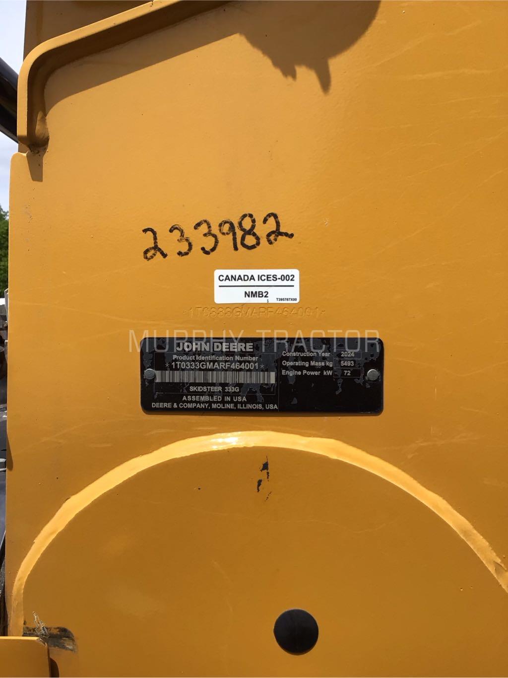 2024 John Deere 333G Image 2