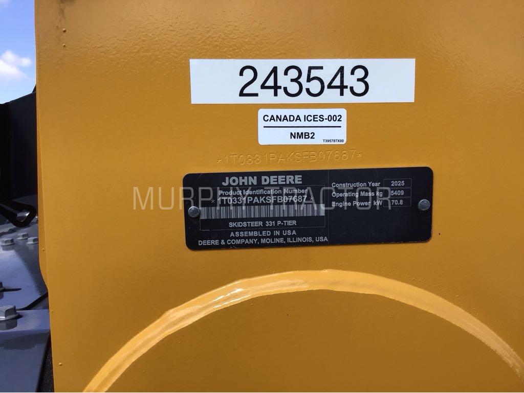 2025 John Deere 331 P Image 2