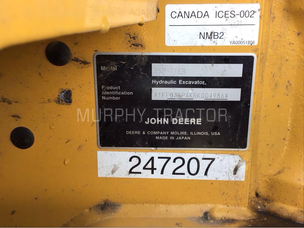 2025 John Deere 35 P Image 2