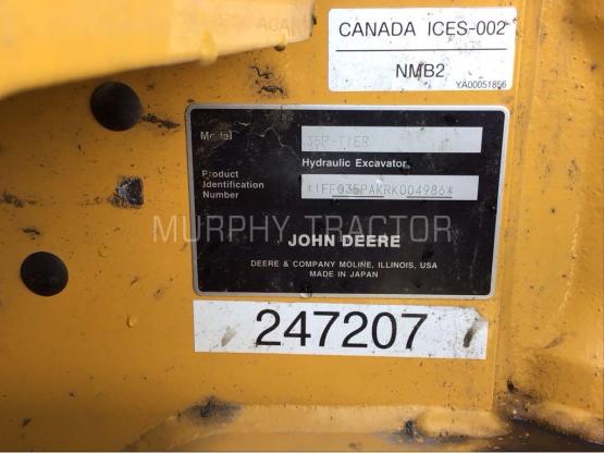 2025 John Deere 35 P photo 2