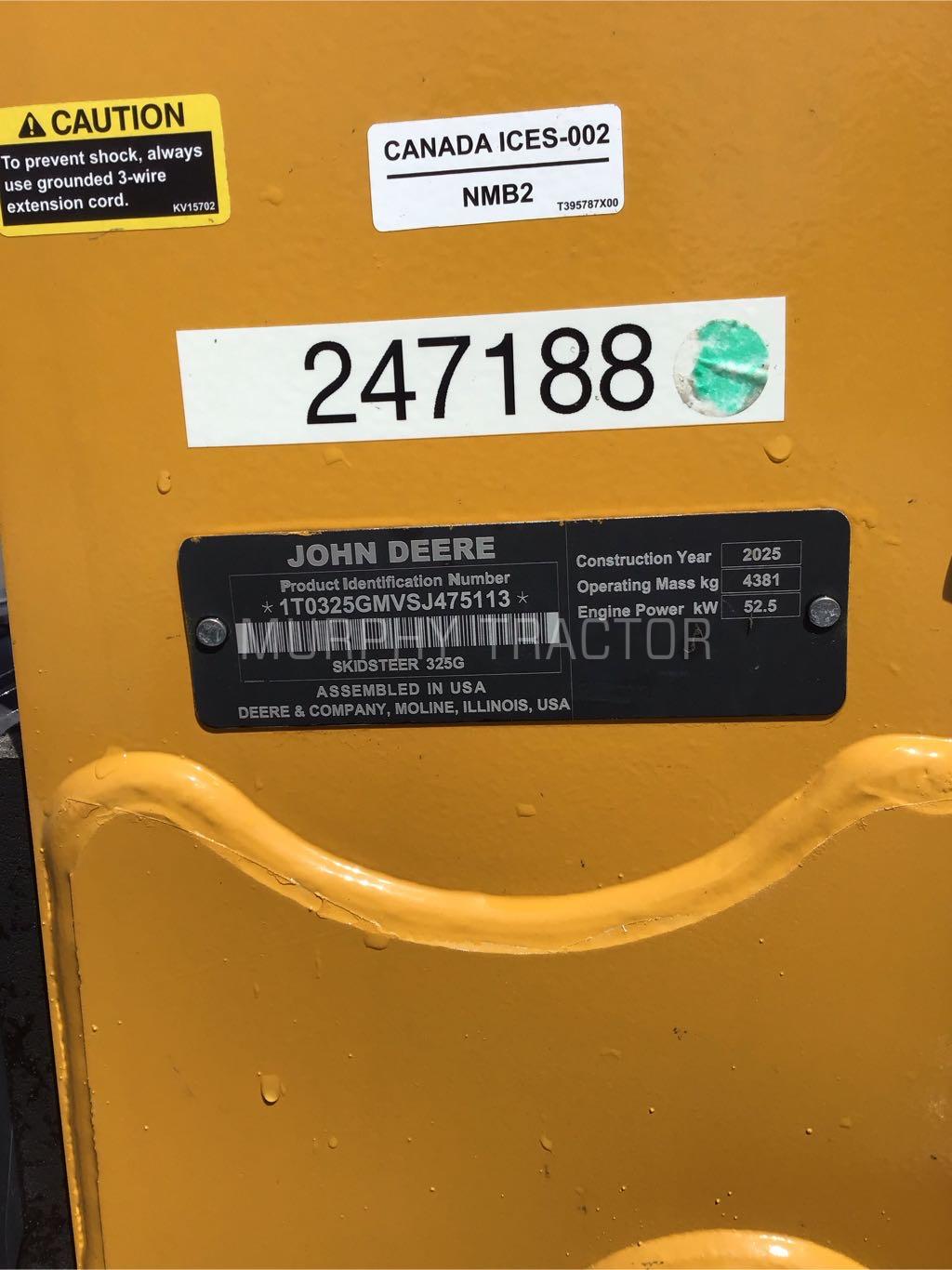 2025 John Deere 325G Image 2