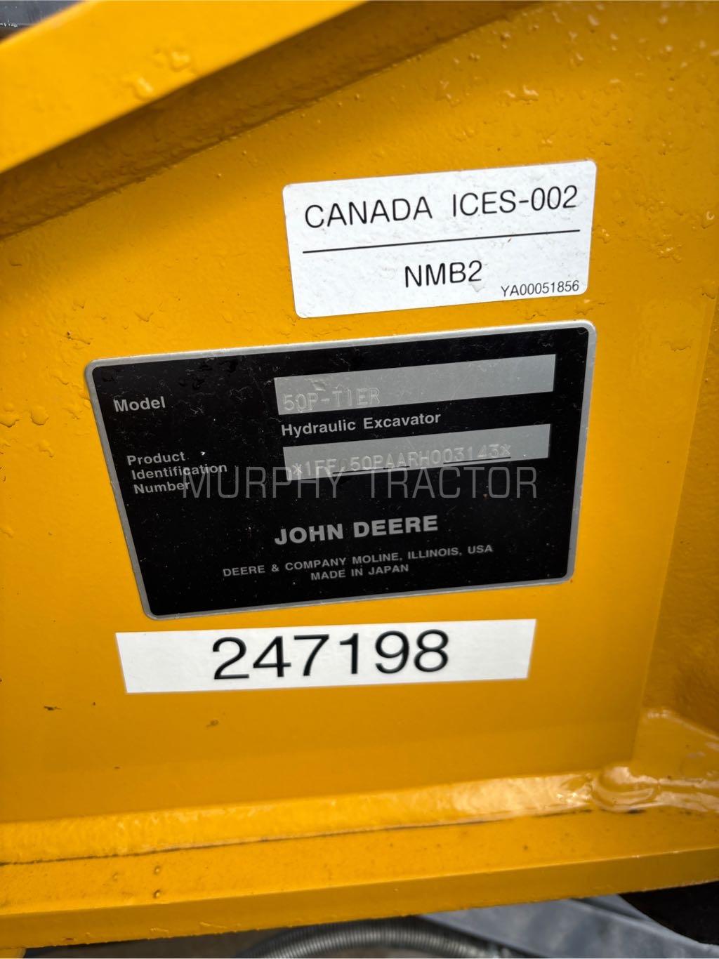 2024 John Deere 50 P Image 2
