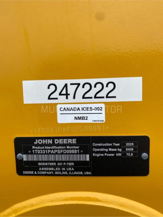 2025 John Deere 331 P photo 2