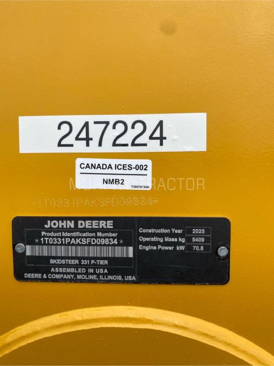 2025 John Deere 331 P photo 2