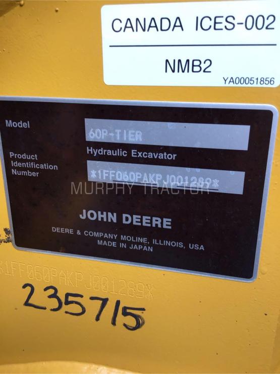2024 John Deere 60G photo 2