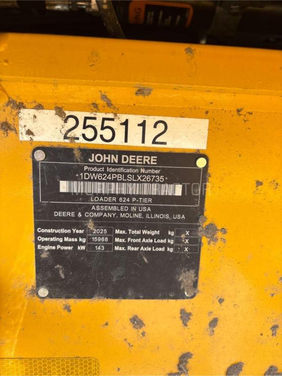 2025 John Deere 624 P — 555 54729.24426