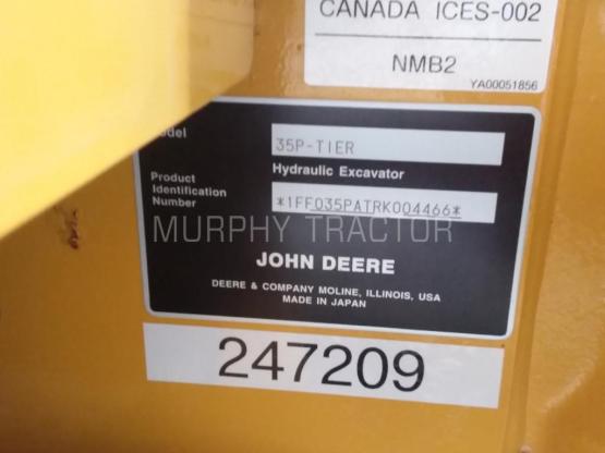 2024 John Deere 35 P photo 2