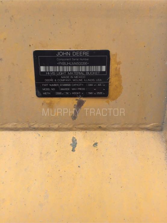 John Deere 444 – 624 4.5 CY HiVis Coupler Bucket photo 2