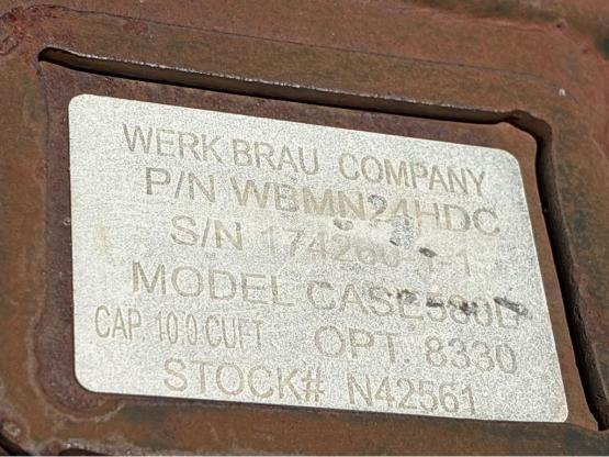 2011 Werk Brau Case 580L/Deere 310 BH 24″ Bucket photo 2